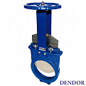 Задвижка шиберная Dendor K21GV DN700 с редуктором