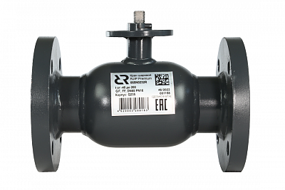 065N0342R RJIP Premium Кран шаровой FF DN100 PN25 GF (фланцевый, под привод, С/П), Ридан