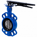 Затвор дисковый Ridval тип RVB 01 DN050 PN16,корпус чугун, диск чугун,EPDM СИНИЙ
