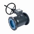 065N0376GR RJIP Premium Кран шаровой FF DN400 PN25 WG (фланцевый, с редуктором, С/П), Ридан